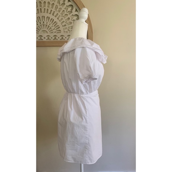 Lovers + Friends White Ruffle Side Tie Mini NEW - Picture 6 of 10